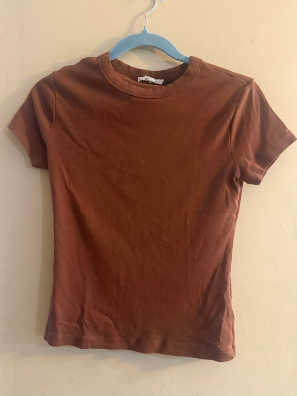 Madewell Short Sleeve Tee in Warm Brown